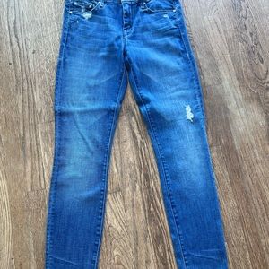Mother Jeans Graffiti Girl 27. Perfect Condition!